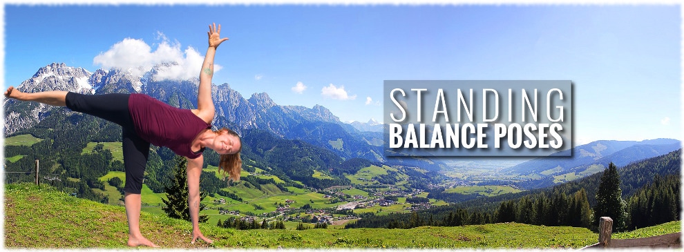 Top 6 Standing Balancing Poses, Leg Strength & Concentration Yoga for  Beginners